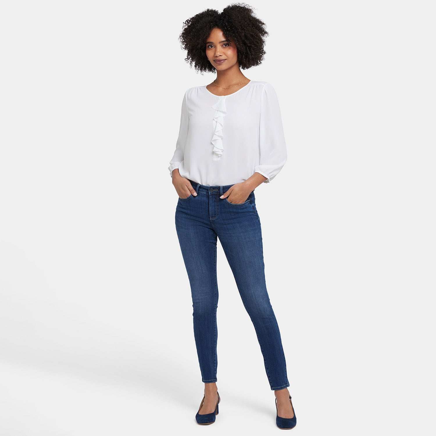 Ami Skinny Jeans for Women - High Waisted Stretch Denim Pants | Rio Rapids Wash | Perfect for Casual Outfits & Night Out