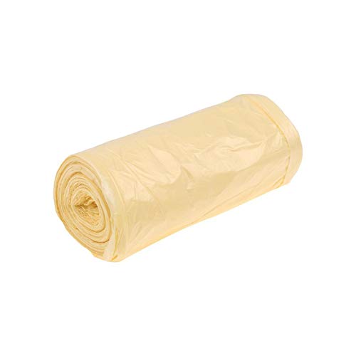 **Mshitf Small Garbage Bags - 45x50cm Durable Disposable Trash Bags for Home & Kitchen, Yellow Polyethylene Bags - Perfect for Waste Bins, Office, and Outdoor Use**