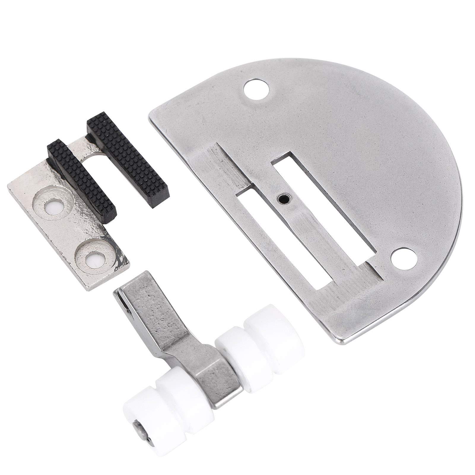 Industrial Sewing Machine Needle Plate, Presser Foot & Teeth Set - K-I Mold Compatible for Heavy Duty Stitching | Perfect for Upholstery, Leatherwork & Denim Sewing