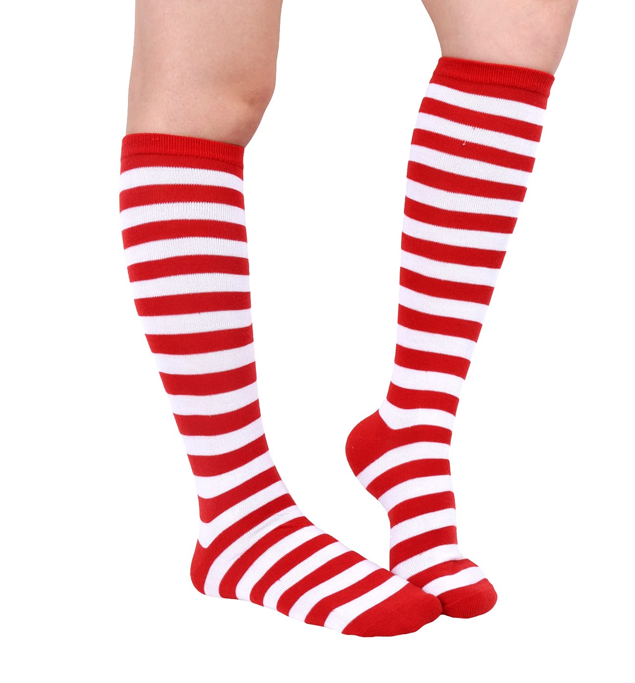 Benefeet Women's Knee High Striped Socks - Colorful Novelty Athletic Tube Socks for Women & Girls - Perfect for Running, Yoga, Workouts & Casual Wear