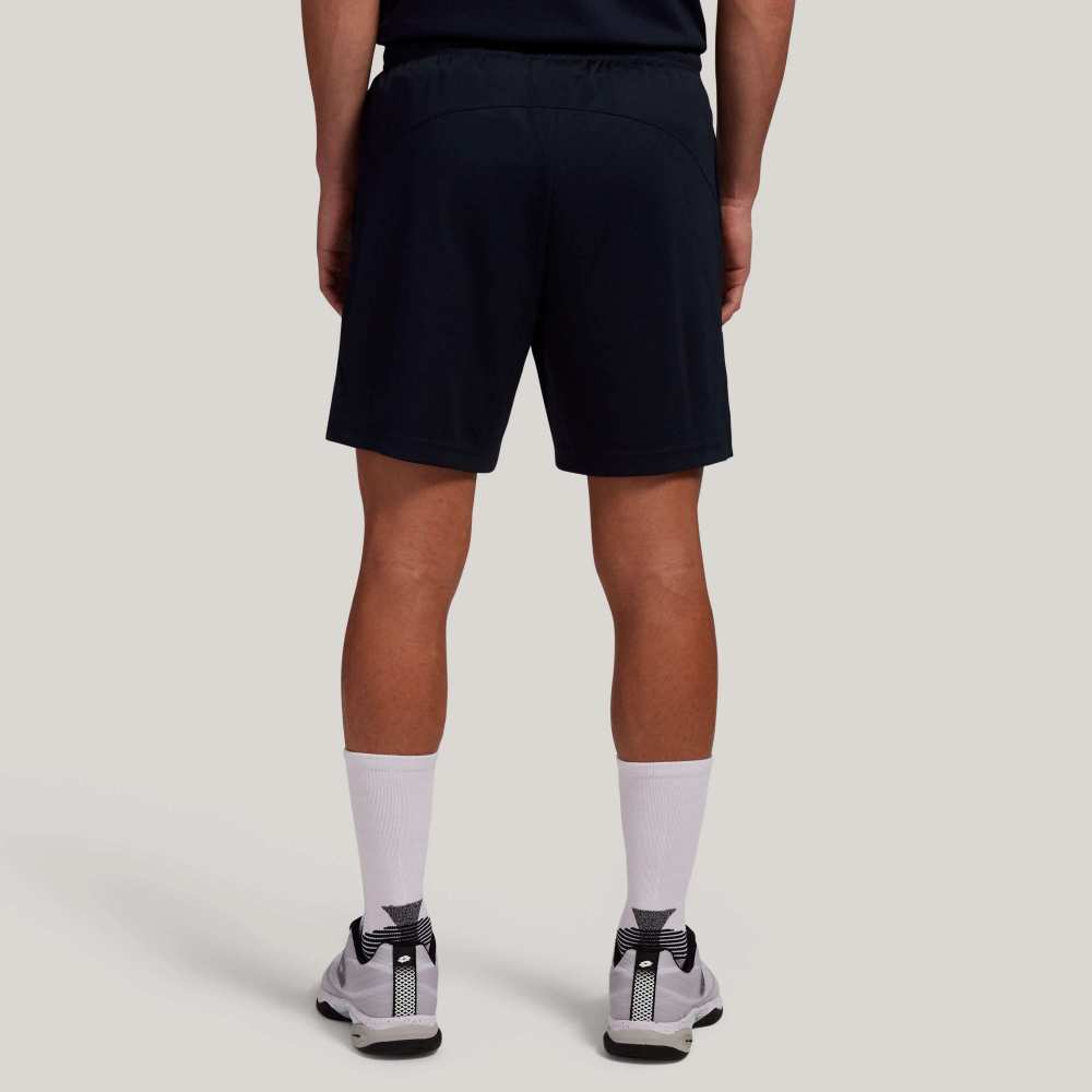 Lotto Men's Squadra II 7-Inch Athletic Shorts - Black - Perfect for Running, Gym Workouts & Casual Wear