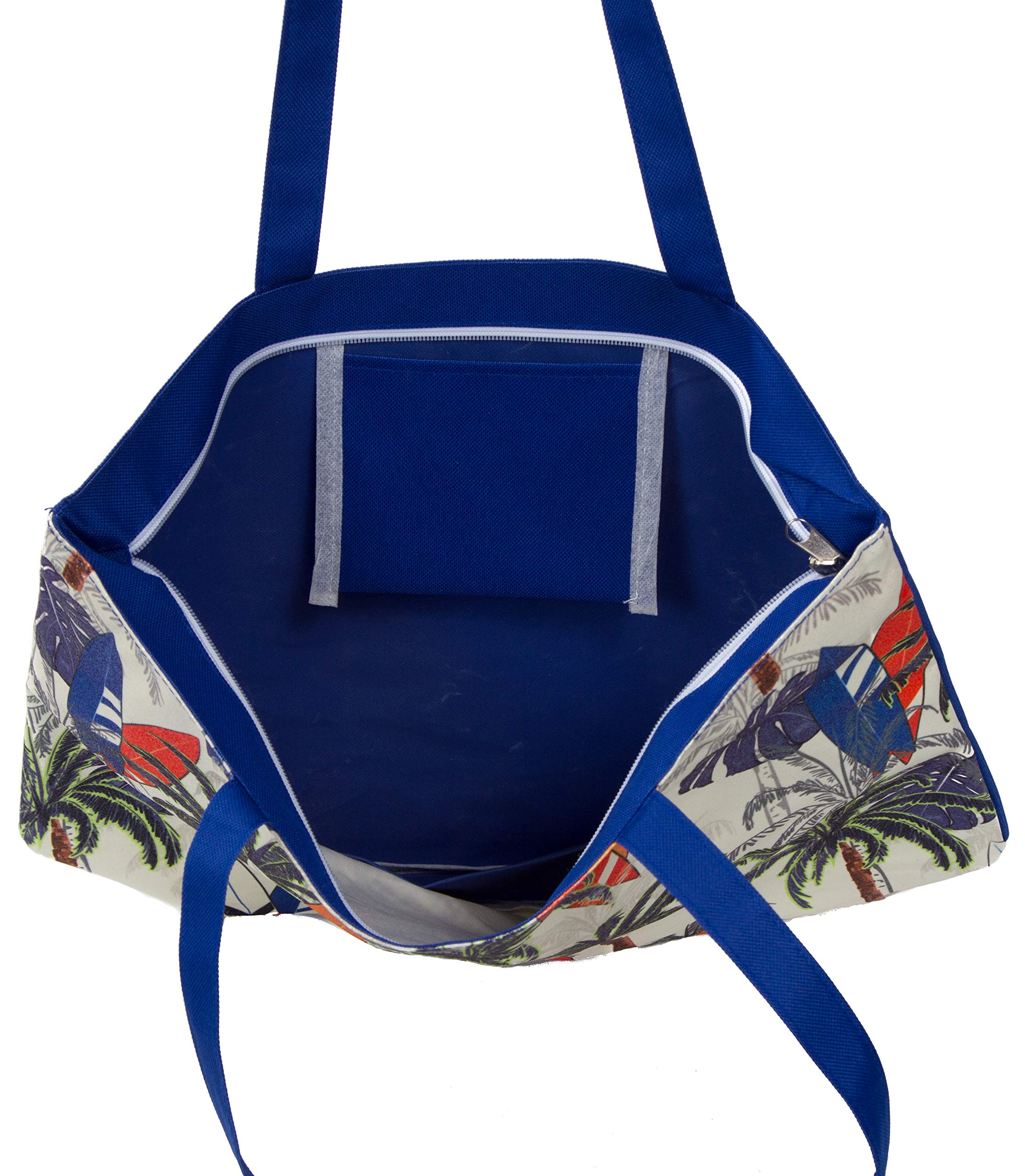 Waterproof Travel Tote Bag for Women - Lightweight Beach Tote with Pockets - Perfect for Shopping, Gym, Work & Vacation Essentials