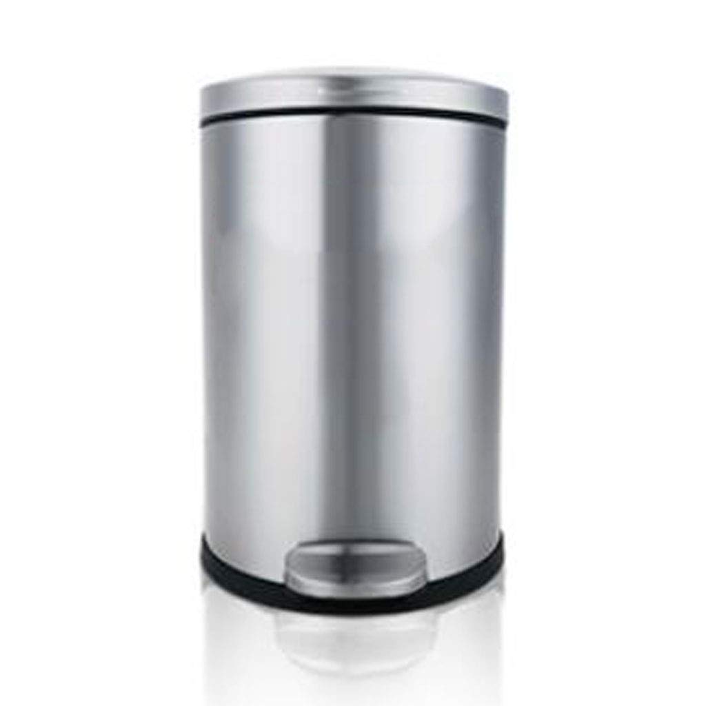 Stainless Steel Step Trash Can 5L/11L - Odor-Proof Silent Pedal Bin for Office, Kitchen, Bathroom & Home - Modern & Stylish Design