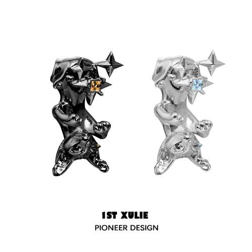 S925 Sterling Silver Cat Earrings - Elegant Cat Gaze Upside Down Design for Women | Perfect Gift for Cat Lovers, Birthday & Anniversary | Wear Daily, Office or Special Occasions