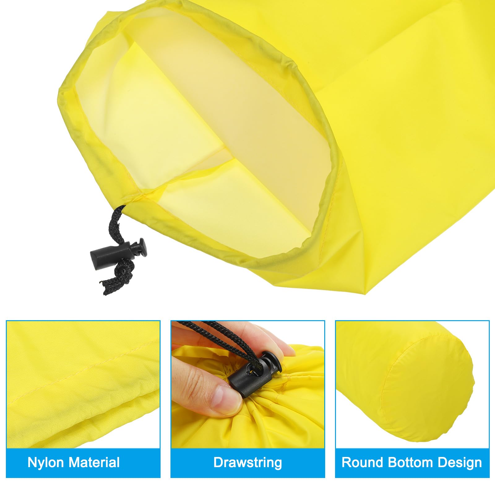 Waterproof PATIKIL Stuff Sack - Portable Outdoor Storage Bag with Drawstring & Dust Flap for Camping, Hiking, Travel Gear Organization