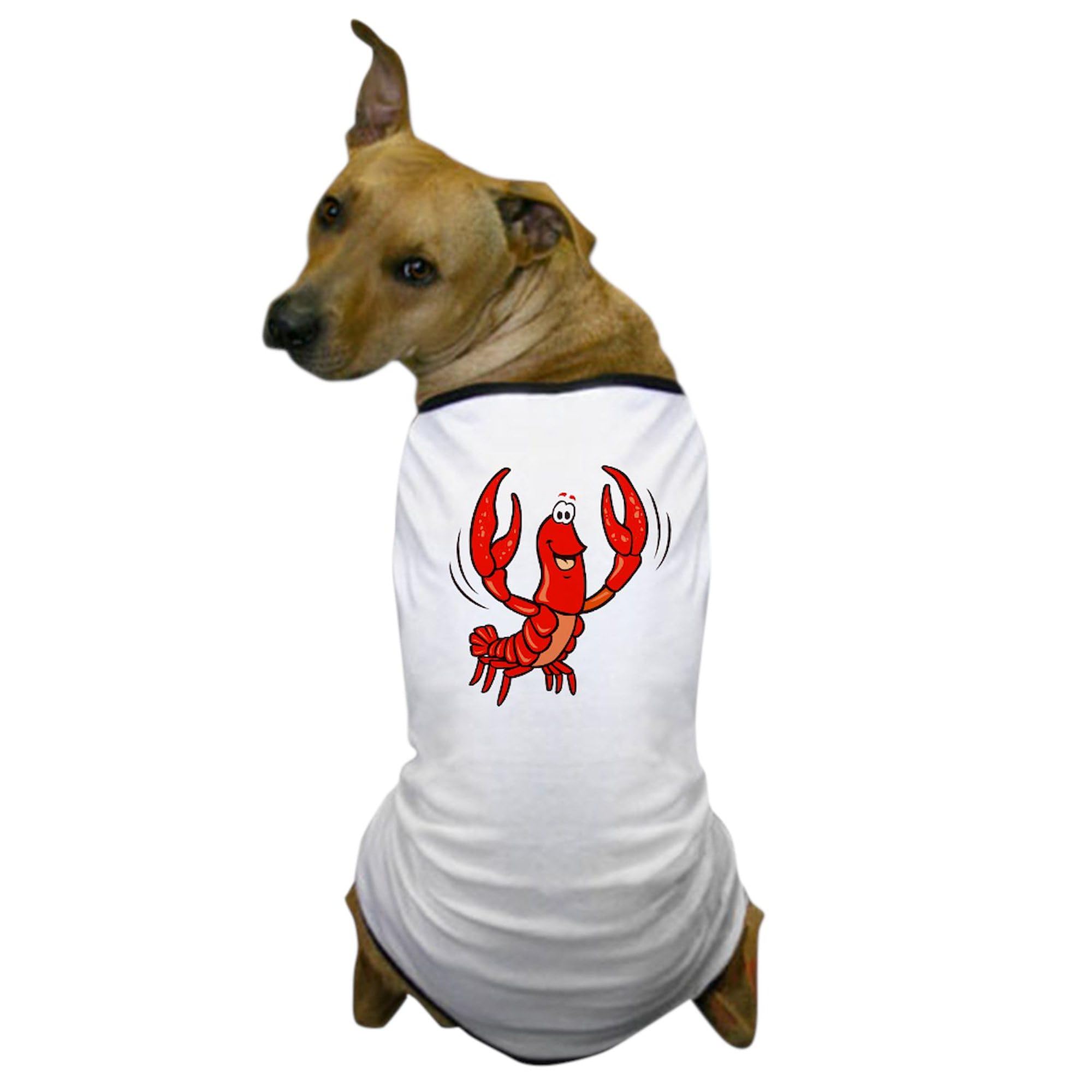 Crawfish Dog T-Shirt for Pets - Funny Dog Costume & Apparel for Dogs - Perfect for Halloween, Parties, and Pet Photo Shoots