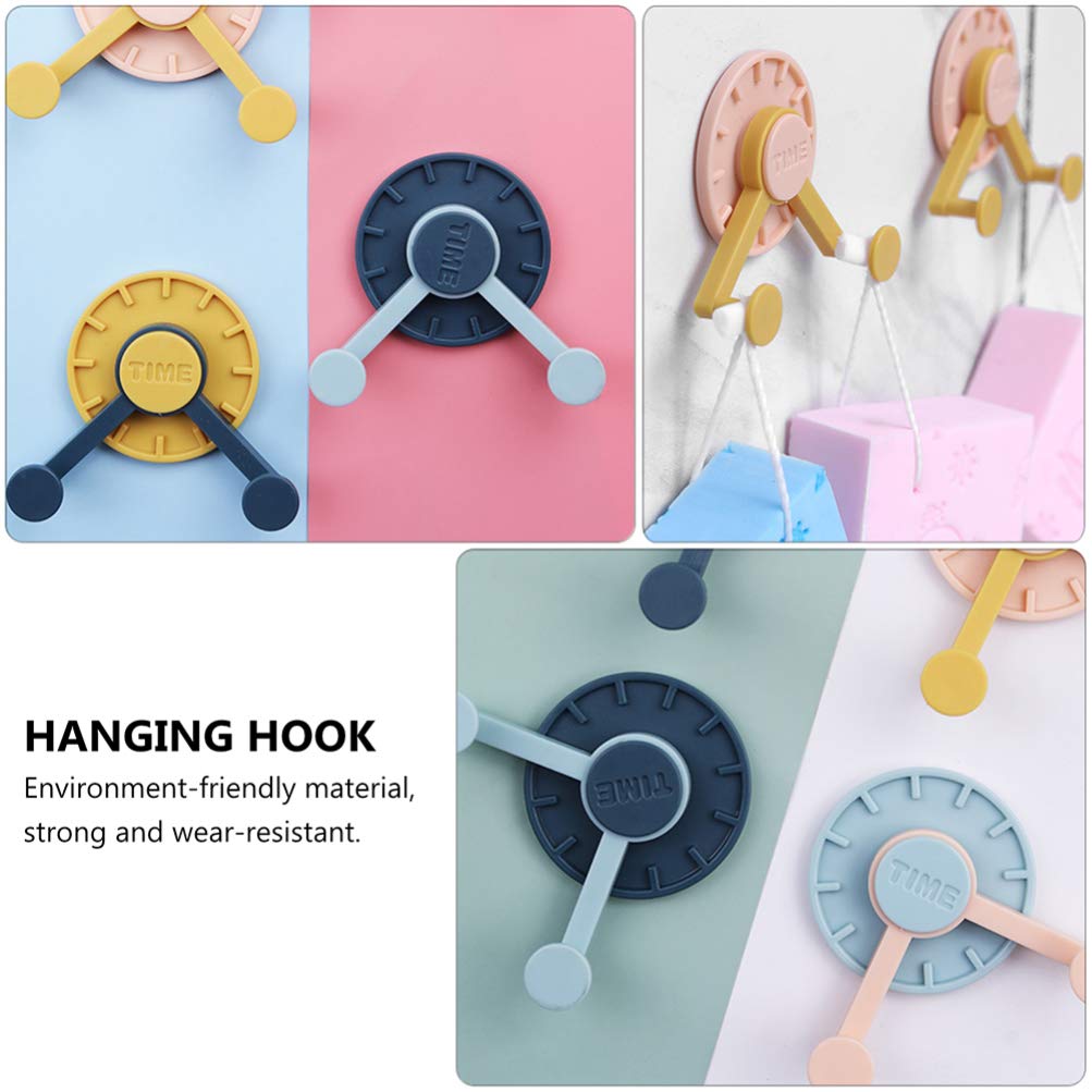 16-Pack Cabilock No Trace Adhesive Hooks - Strong Sticky Wall Hooks for Home Decor, Bathroom, Kitchen & Door Organization - Damage-Free Hanging Solution for Towels, Keys, Coats & More