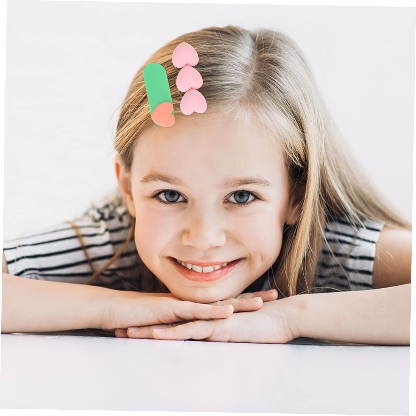 Elegant Heart-Shaped Candy Hair Clips for Girls - Sweet Hair Accessories for Parties, Weddings & Everyday Wear - Minkissy Hairpins & Barrettes