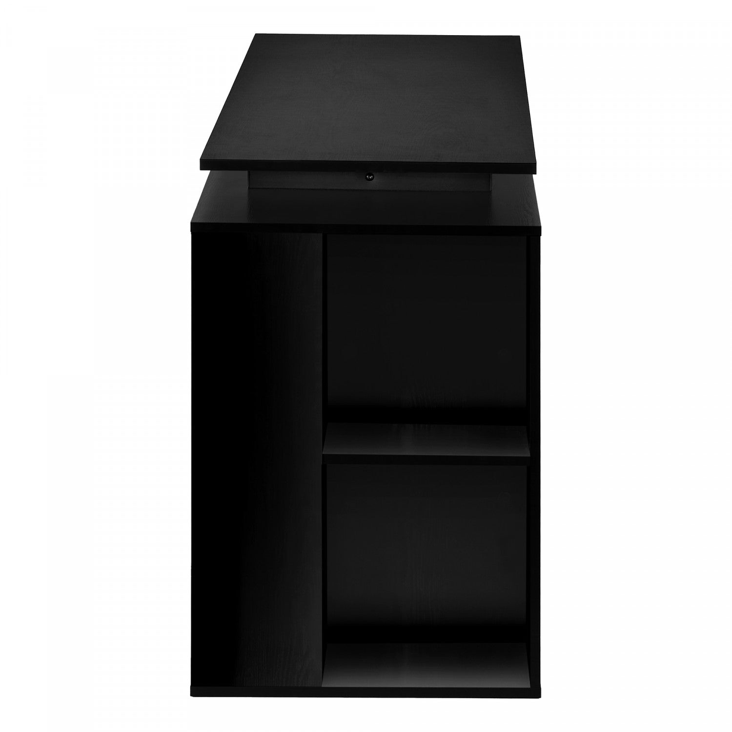 Arken Black Modern Office Desk - Sleek & Durable Computer Workstation for Home & Office Use | Perfect for Remote Work, Study & Gaming