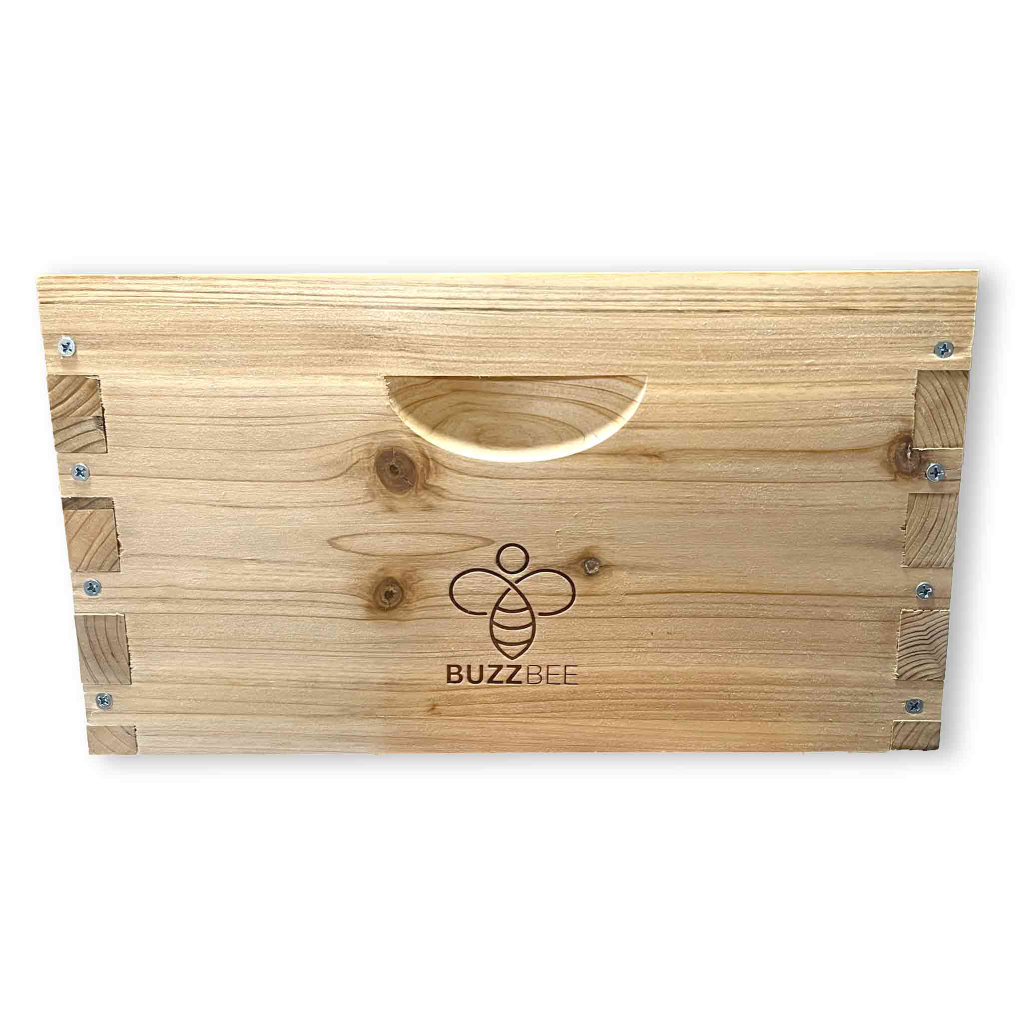 Premium Hot Wax Dipped Buzzbee WSP Fir Super Box - Durable Beekeeping Equipment for Flow & Langstroth Hives | Ideal for Honey Production, Beekeeping Supplies, and Apiary Management