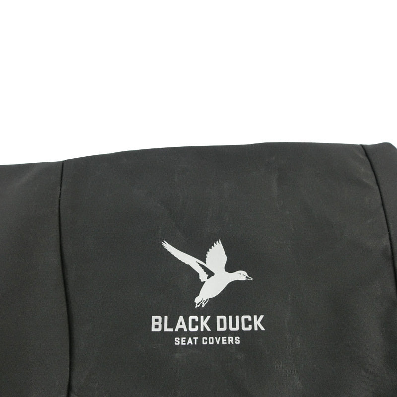 Black Duck Canvas Seat Covers for Nissan Navara D23 SL/ST/X King Cab (2021+) - Durable & Waterproof Front Console & Seat Protection for Off-Road Adventures & Work Trucks