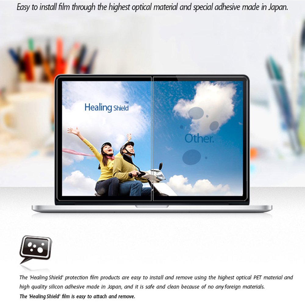 Premium Oleophobic LCD Screen Protector for MacBook Pro 15