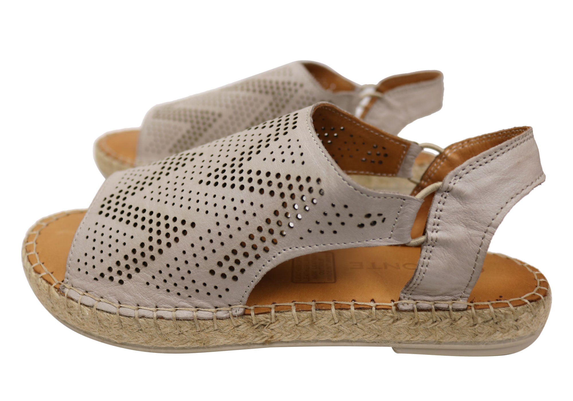 Orizonte Katrina Women's European Leather Comfort Espadrille Sandals - Stylish & Comfortable Summer Shoes for Beach, Vacation & Casual Outings
