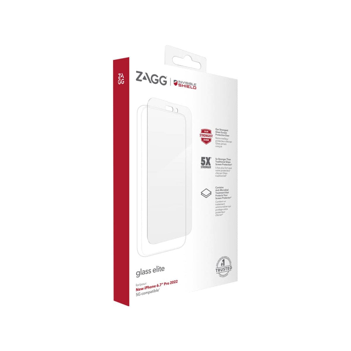 InvisibleShield Glass Elite AM Screen Protector for iPhone 14 Pro Max - Ultra Clear, Anti-Scratch, Bubble-Free Installation - Perfect for Everyday Use, Gaming & Outdoor Activities