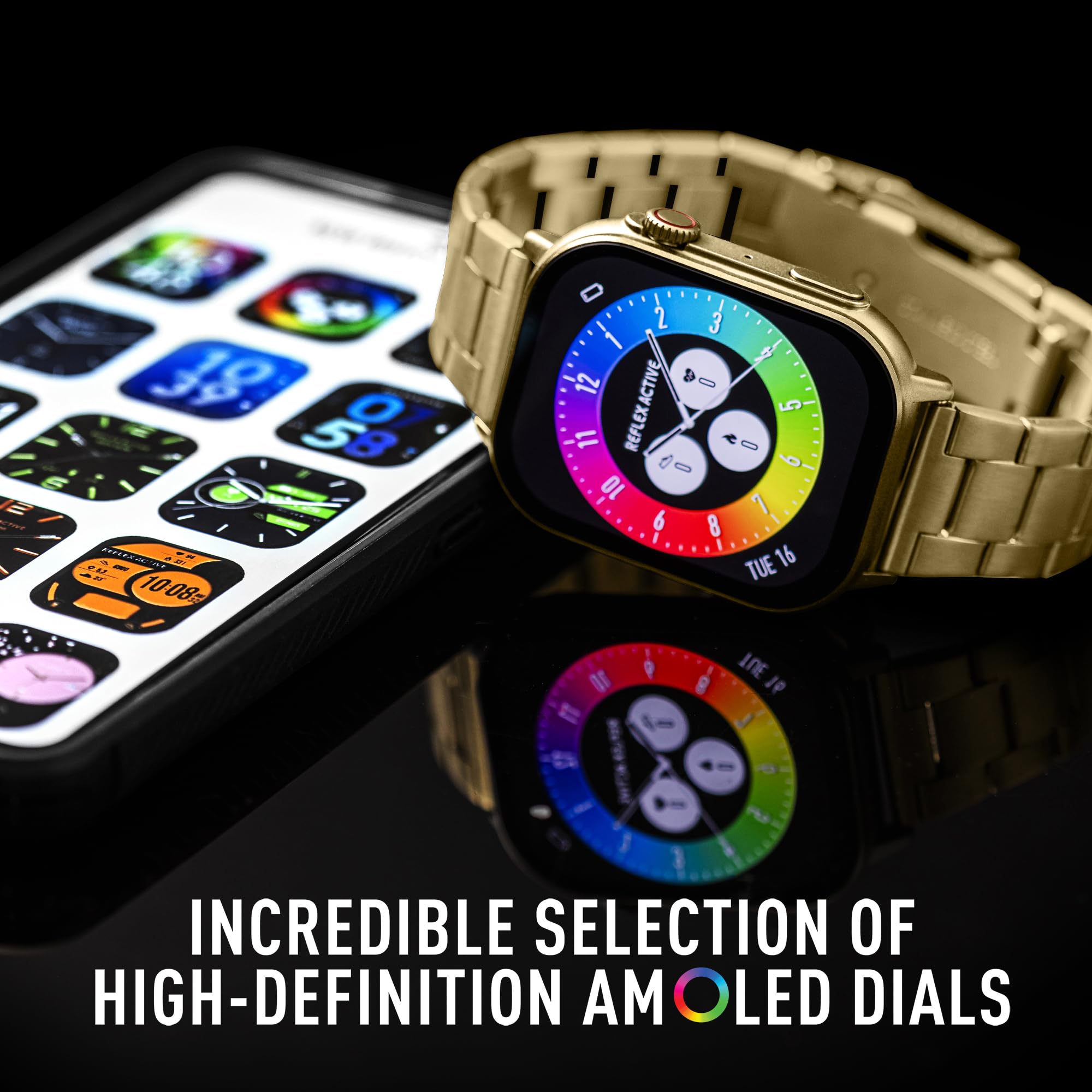 Reflex Active Series 29 Men's AMOLED Smart Watch - 2.04