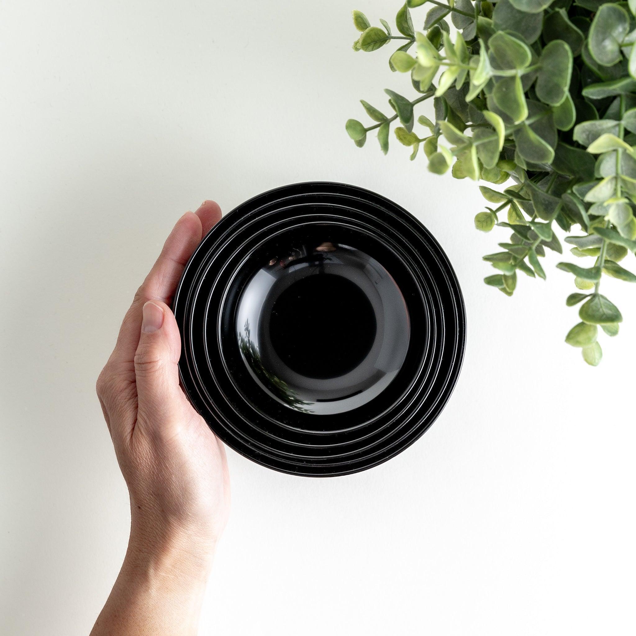 Premium 5-Piece Nested Oryoki Set - Traditional Japanese Zen Buddhist Meal Bowls for Mindful Eating, Meditation Retreats & Home Dining