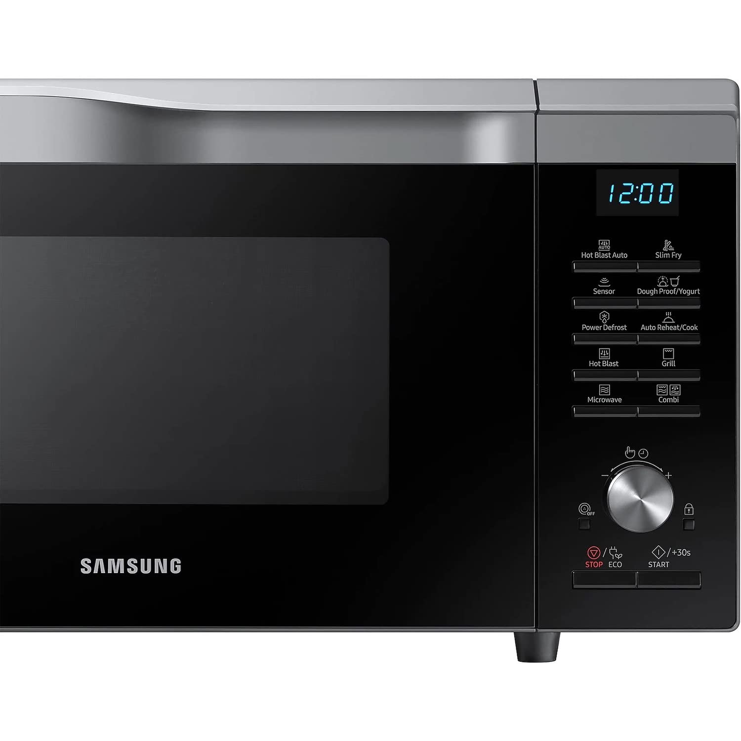 Samsung MC28M6075CS 900W 28L Silver/Black Combination Microwave Oven - Perfect for Baking, Grilling & Quick Meals in Small Kitchens