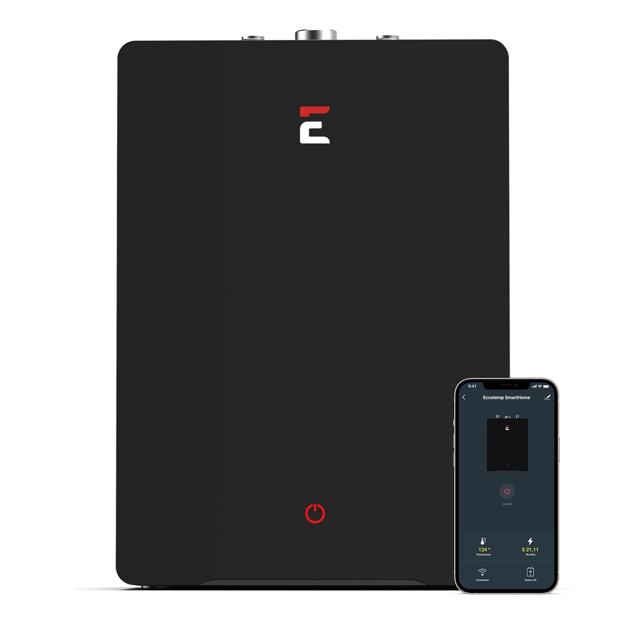 Eccotemp ESH 2.5 SmartHome 2.5 Gallon Mini Tank Water Heater with Voice Control - Perfect for Small Homes, Apartments & RV Use