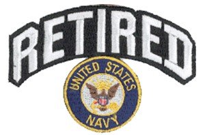 Navy Retired Patch - Military Gift for Veterans & Collectors