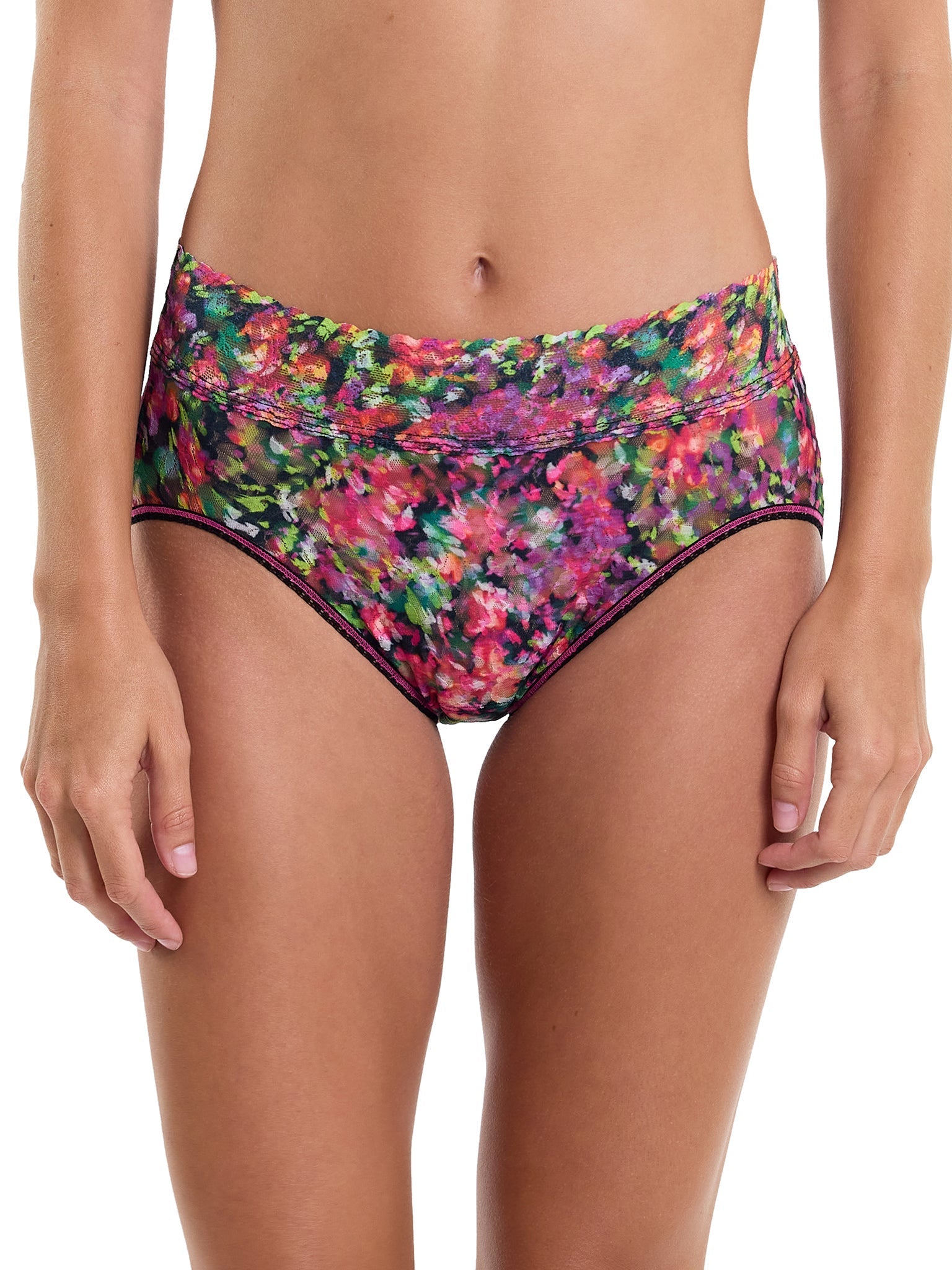 Printed Signature Lace® French Brief - Elegant Women's Underwear for Comfort & Style | Perfect for Everyday Wear, Special Occasions & Bridal Lingerie