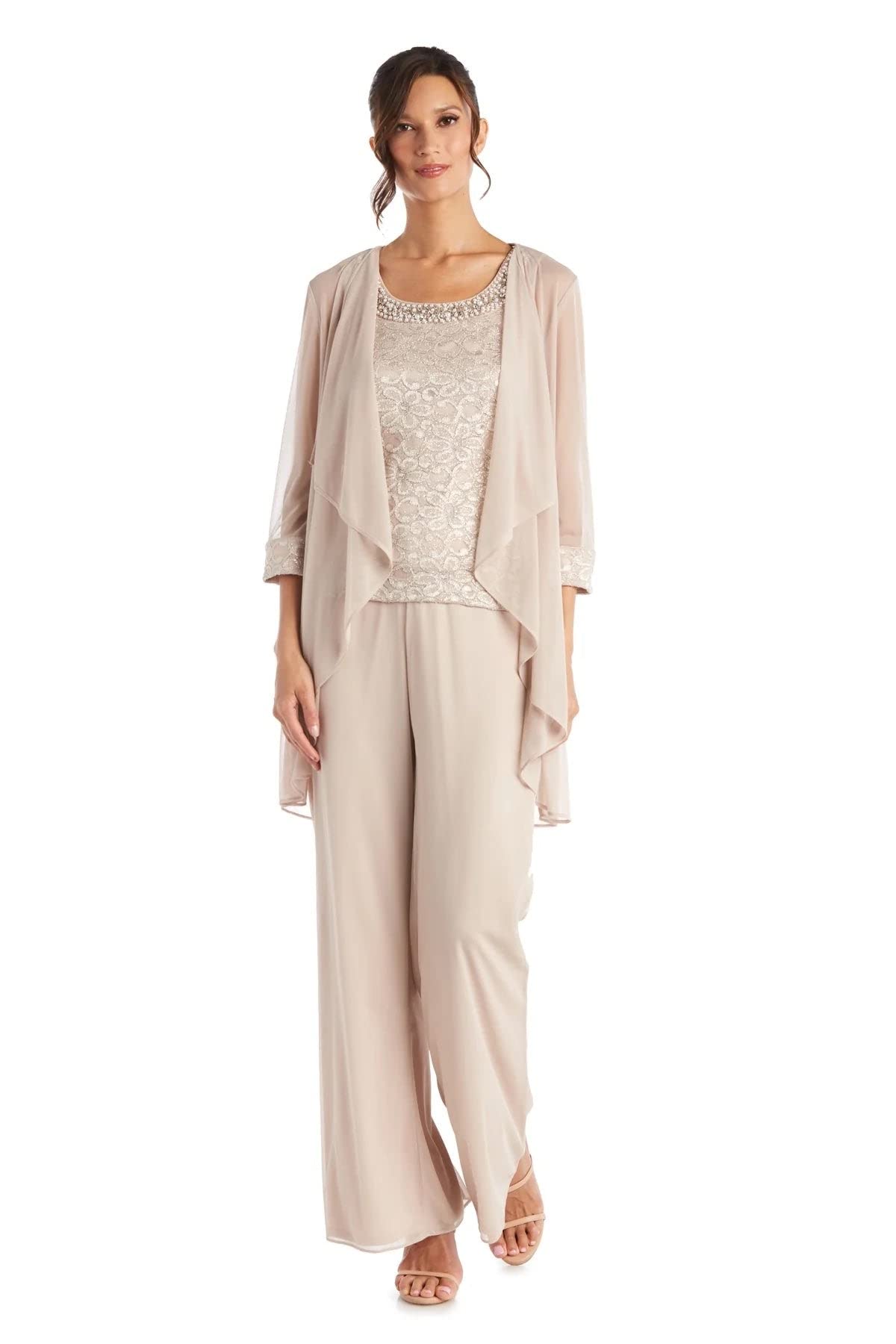 R&M Richards Plus Size Women's Pant Suit - Professional Office Wear & Formal Attire - Made in USA - Perfect for Business Meetings, Interviews & Special Occasions