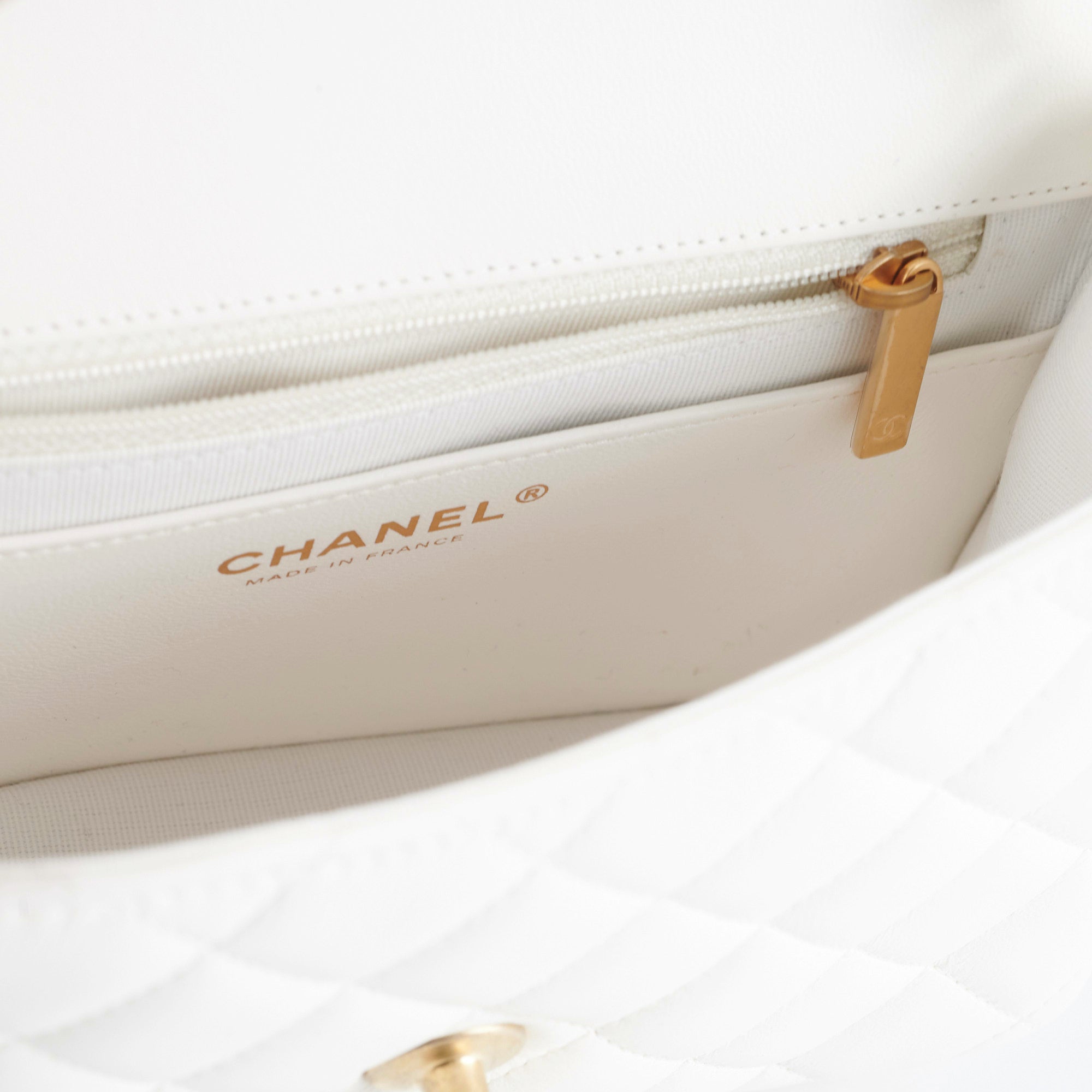 Chanel Classic Flap Bag in White - Luxury Designer Handbag for Women | Perfect for Parties, Weddings & Everyday Elegance