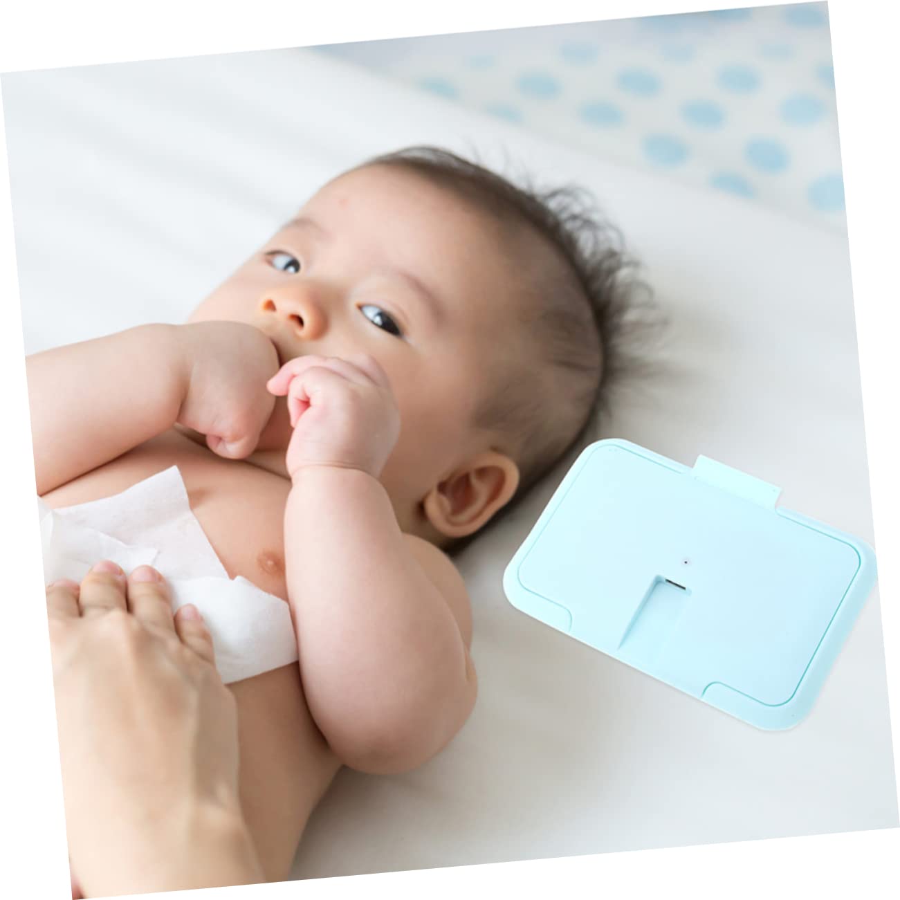 FAVOMOTO 5-Pack Baby Wipe Warmer - Portable Wet Wipes Heater for Diaper Changing, Made of Durable ABS Plastic (2pcs x 5) - Perfect for Nursery, Travel & On-the-Go Baby Care