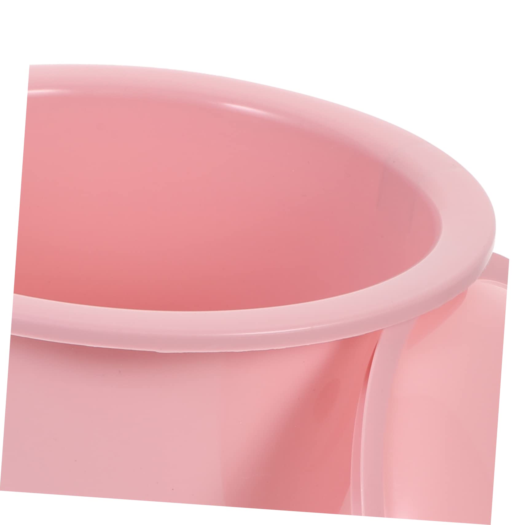 Portable Plastic Bedside Urinal with Lid & Handle - Pink Chamber Pot for Women & Men - Ideal for Travel, Camping, and Home Care Use