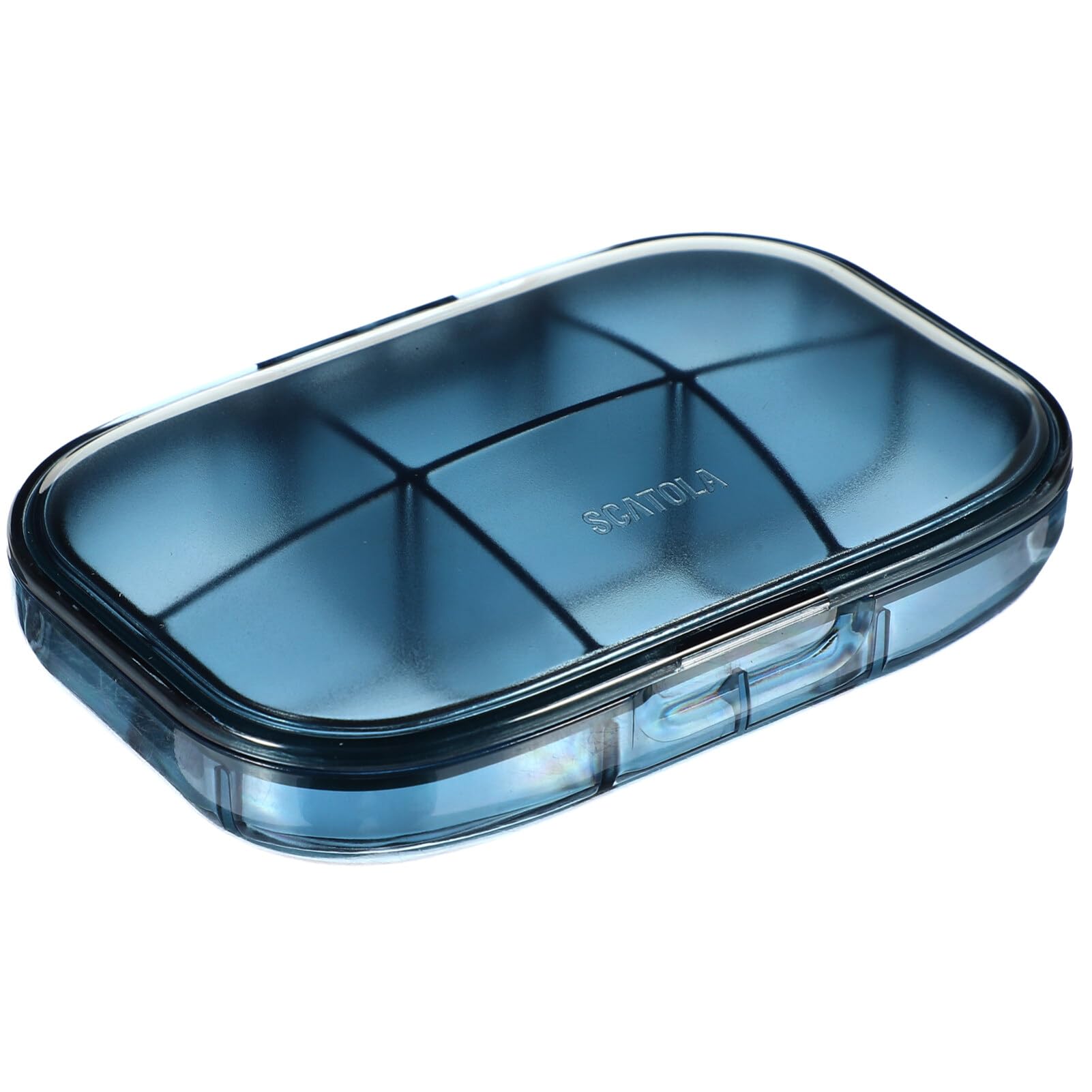 Portable Travel Pill Organizer - Compact Medicine Case with Dispenser for Pills, Vitamins & Medications | Perfect for Travel, Office & Daily Use