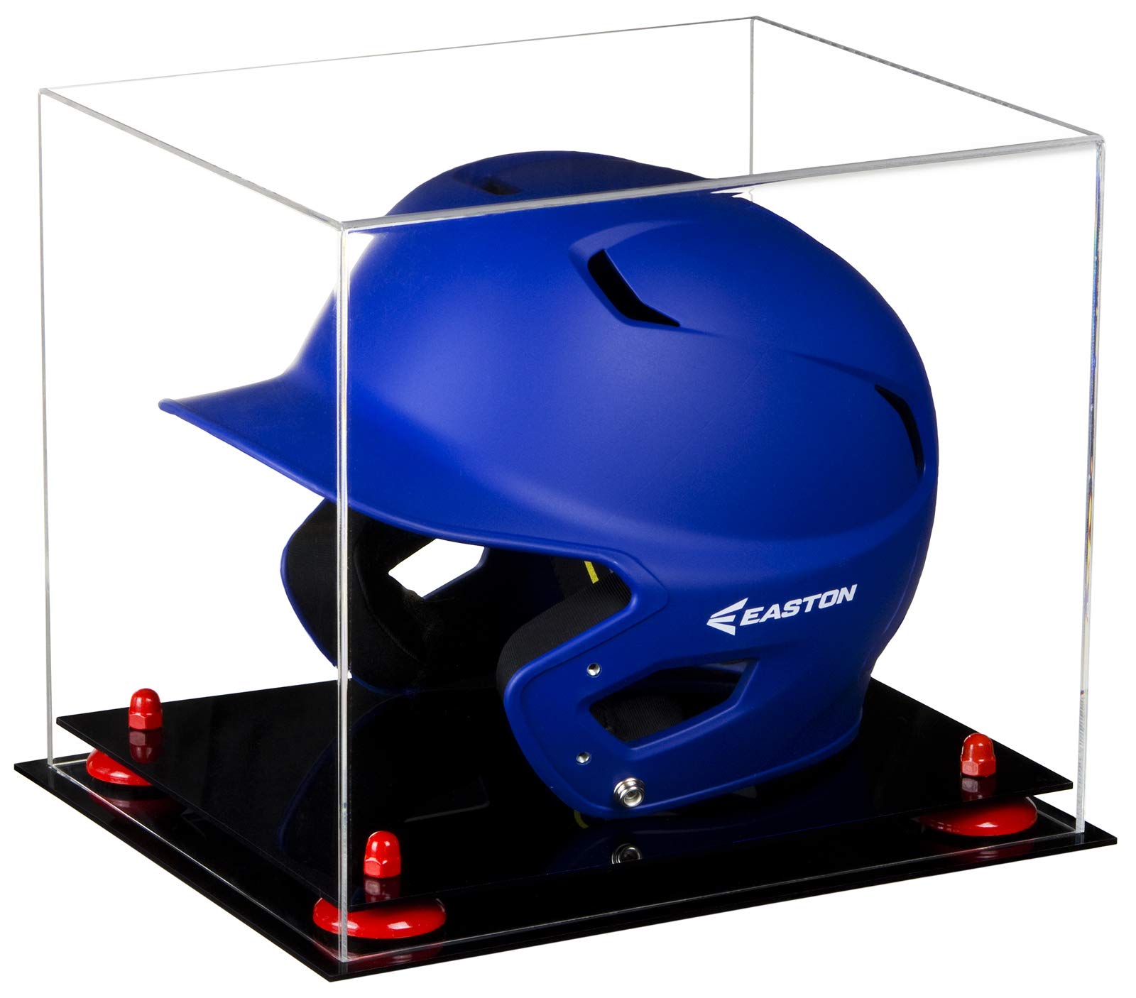 Clear Acrylic Baseball Batting Helmet Display Case - UV Protection & Shatterproof - Perfect for Collectors, Memorabilia, and Home Decor
