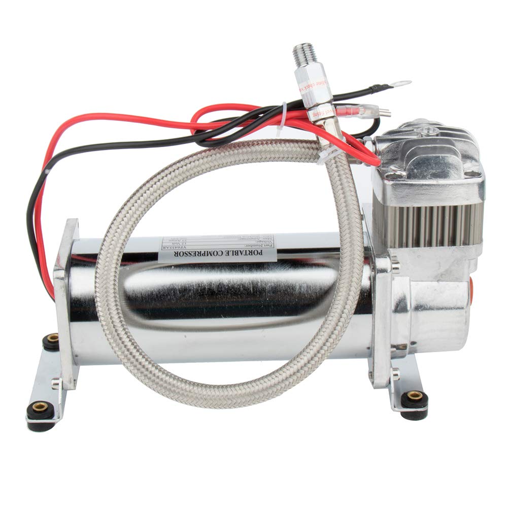 **5 Gallon Train Air Horn Tank with 200 PSI Air Compressor - Complete Onboard System Kit for Cars, Trucks, SUVs, Motorcycles & Boats - Easy Installation for Loud Warning & Safety Alerts**    *(Use Case: Ideal for emergency alerts, off-road adventures, marine safety, and heavy-duty vehicle warnings.)*