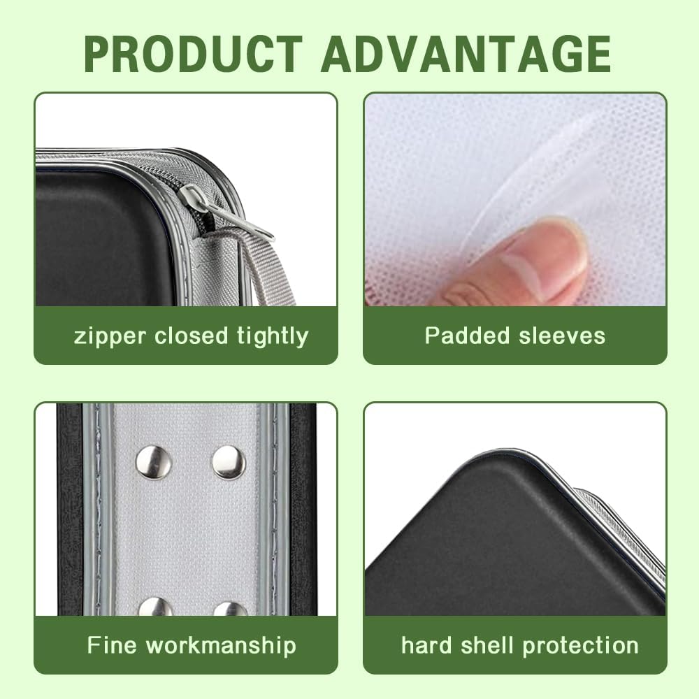 Hard Plastic CD Case Holder for Car - 48 Capacity DVD Storage Organizer | Car, Home & Travel Use
