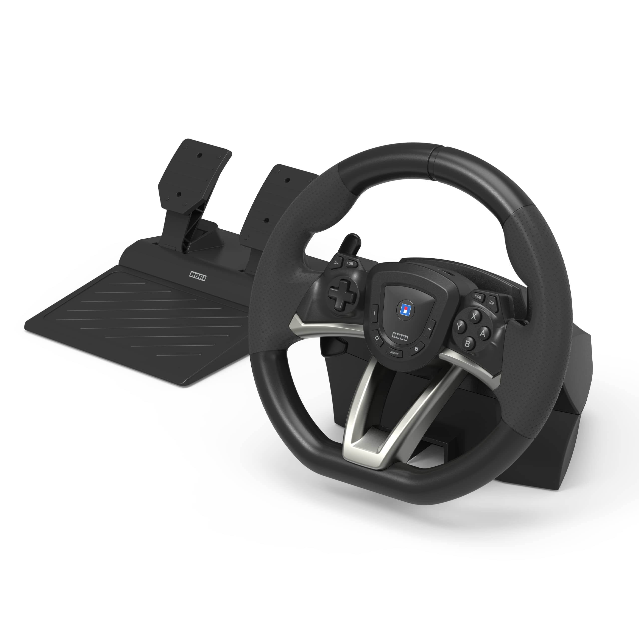 HORI Racing Wheel Pro Deluxe for Nintendo Switch & PC - Officially Licensed by Nintendo - Perfect for Racing Games & Simulation Driving