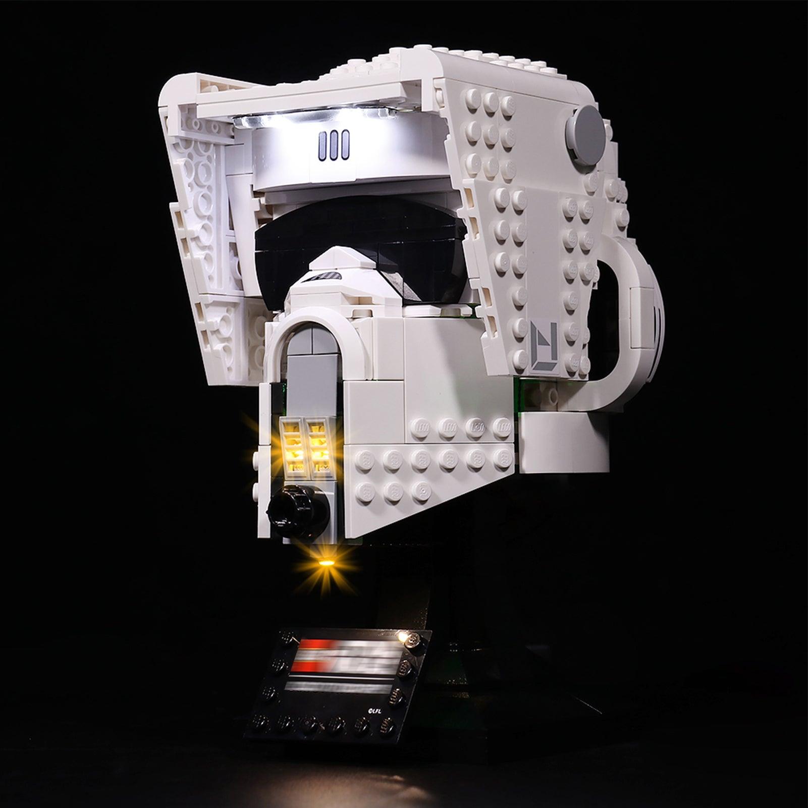 Lego Star Wars Scout Trooper Helmet 75305 Light Kit - LED Lighting Set for Display & Customization - Perfect for Collectors & Home Decor