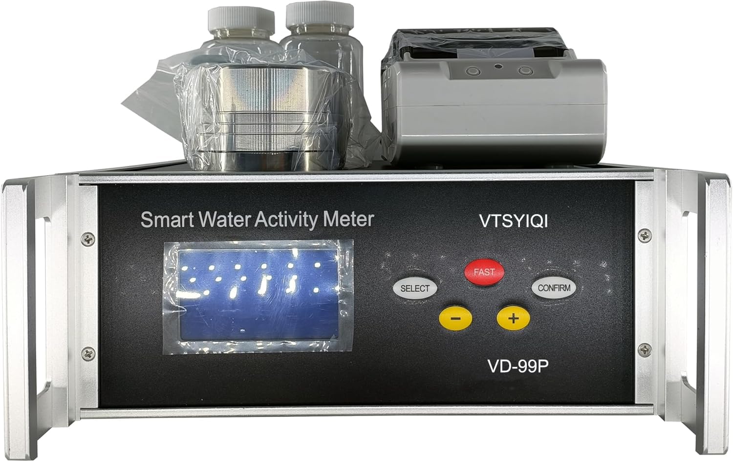 Smart Food Water Activity Monitor with Real-Time Printer - 1.000aw Precision, WSC-4 Function, Continuous Measurement for Bakery, Cheese & Pharmaceutical Quality Control | Ideal for Food Labs, Commercial Kitchens & Manufacturing Facilities