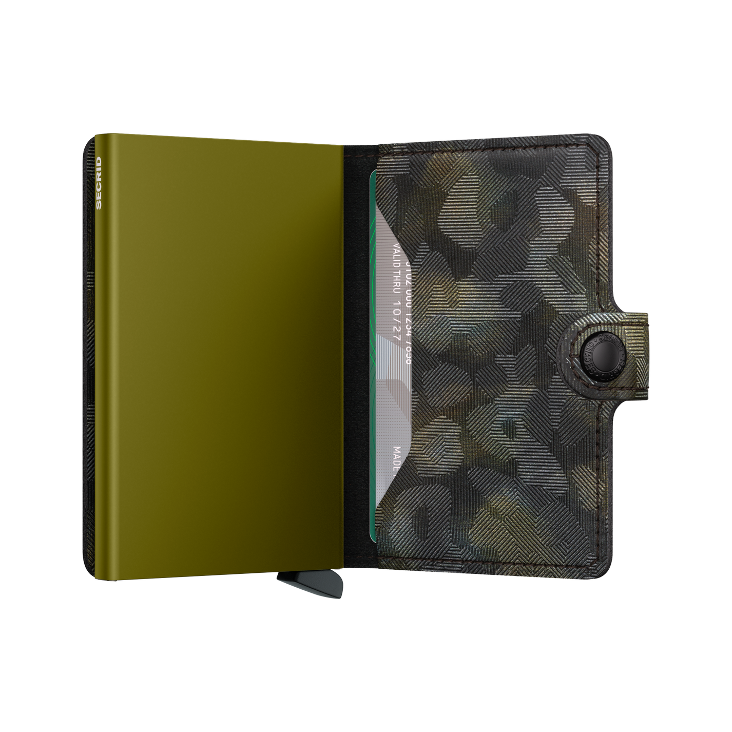 SECRID Mini Wallet Jungle - RFID Blocking Slim Card Holder for Men & Women - Perfect for Travel, Business & Everyday Use