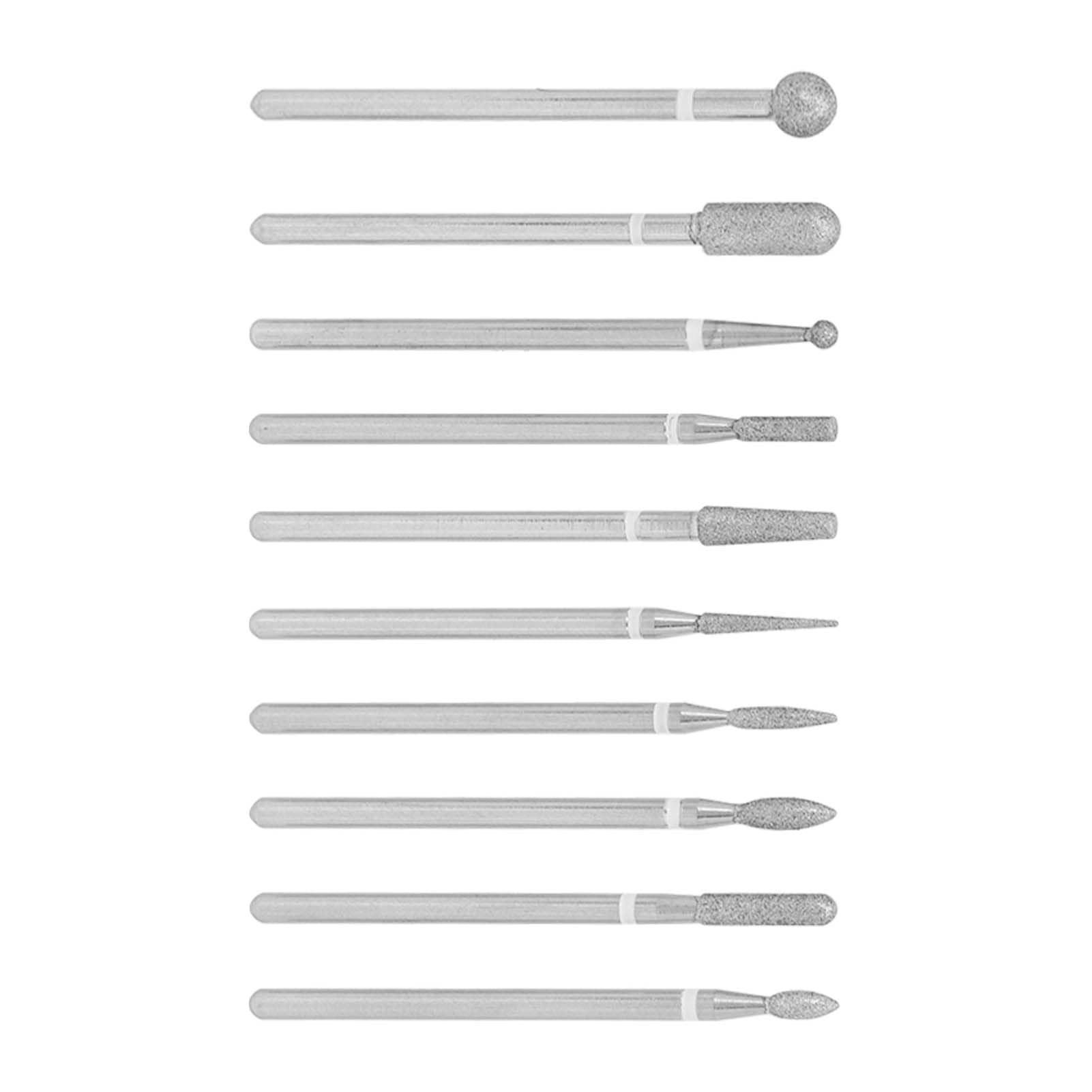 Professional Nail Drill Bits Set - Emery Grinding Cuticle Remover for Manicure & Pedicure | Perfect for Nail Salons, Home Grooming & DIY Nail Art