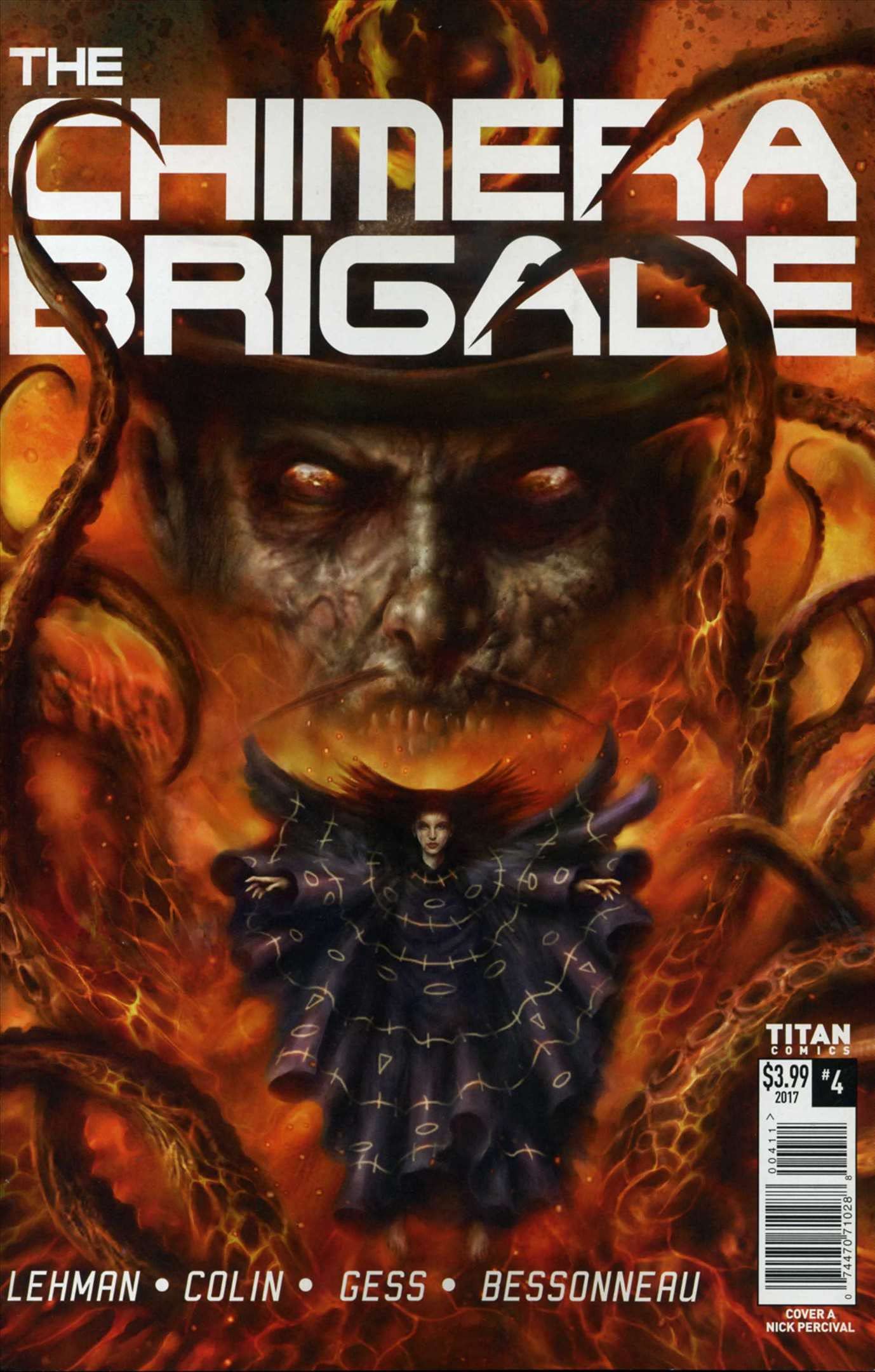 The Chimera Brigade (2nd Series) #4A VF/NM - Titan Comics by Nick Percival | Rare Collectible Comic Book for Superhero Fans & Comic Collectors - Perfect for Display, Gifts, and Investment