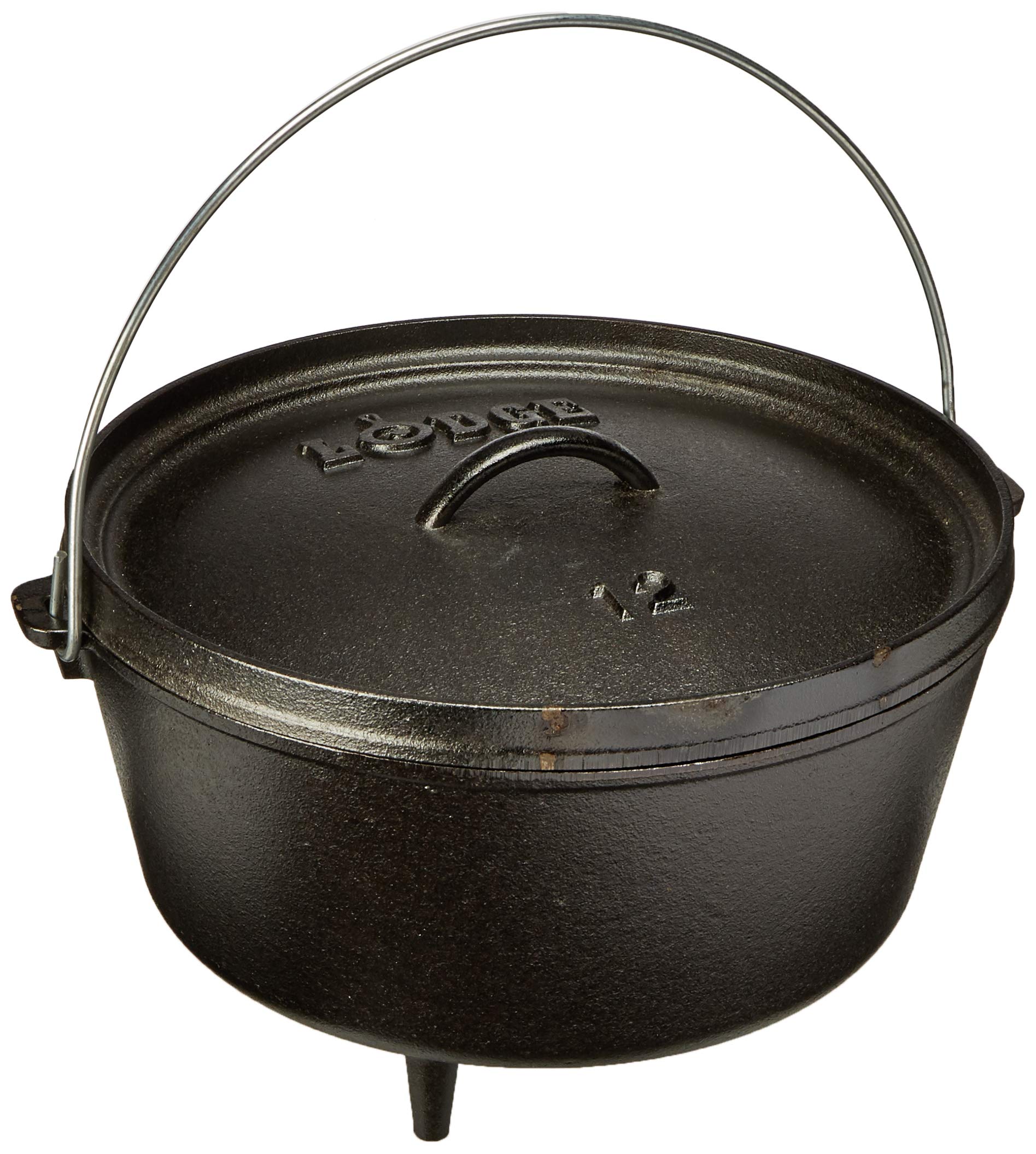 Lodge Lewis & Clark Commemorative 8-Quart Cast Iron Dutch Oven Kit - Perfect for Camping, Outdoor Cooking & Backyard BBQs