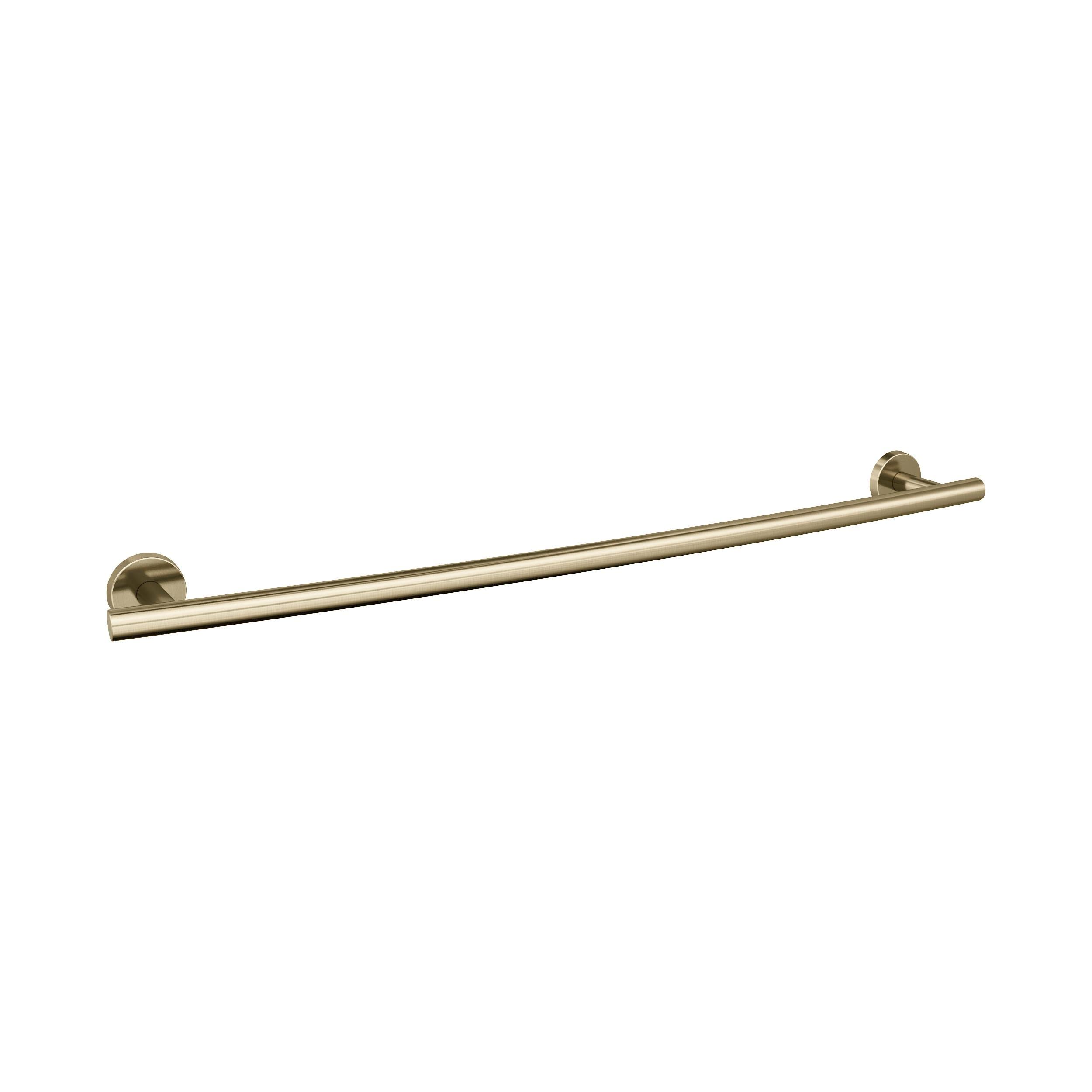 Amerock BH26544BBZ 24-Inch Golden Champagne Towel Bar - Elegant Curved Bathroom Towel Rack Holder for Bathroom & Spa Decor | Bath Hardware & Accessories | Perfect for Showers, Vanities & Luxury Hotels