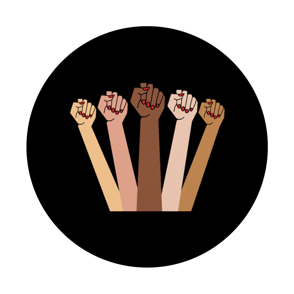 BLM Feminist Gifts - Women Empowerment PopGrip for Phones & Tablets - Perfect for Activists & Daily Use