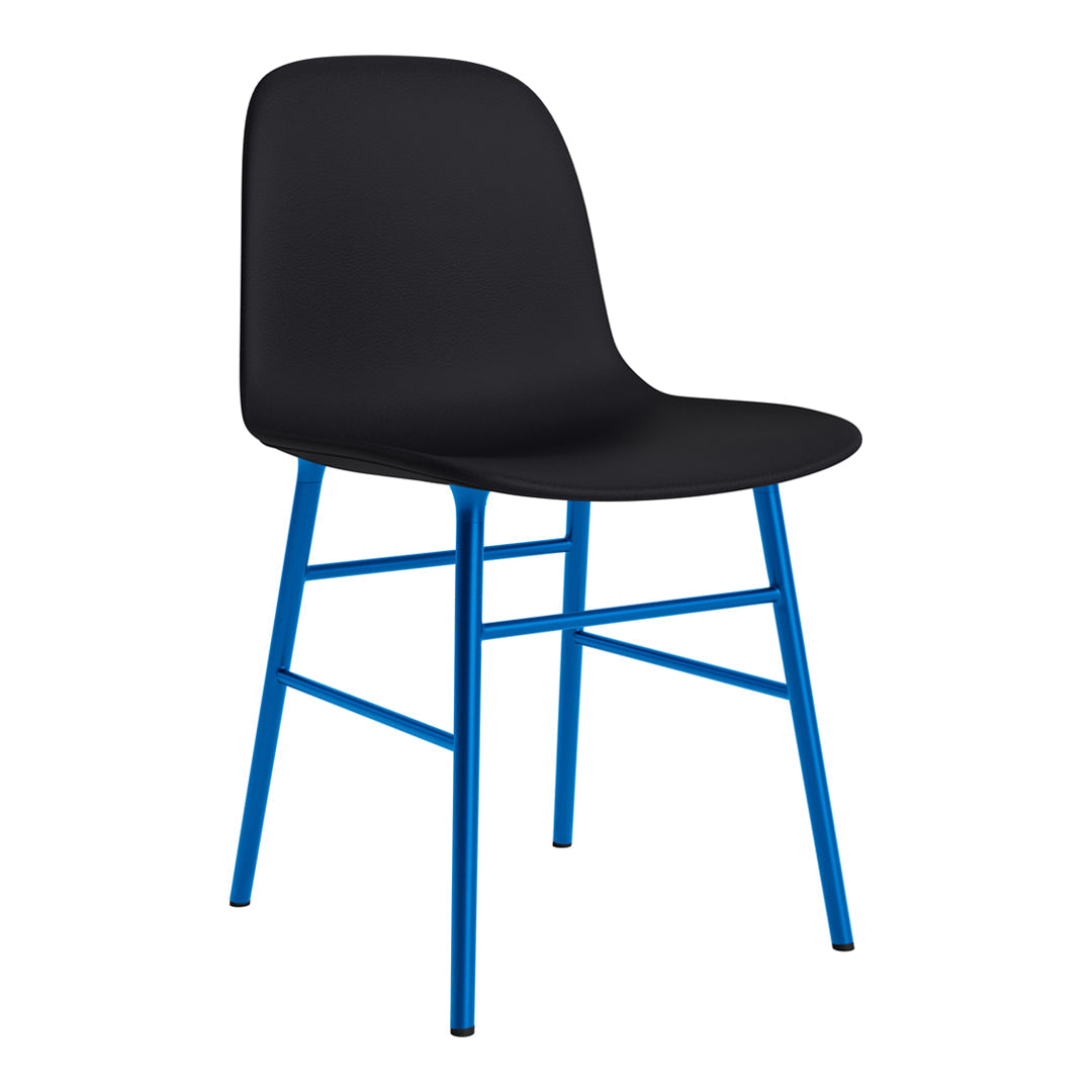 Modern Form Chair with Sturdy Metal Legs & Comfortable Upholstery - Perfect for Home Office, Living Room, or Dining Room Decor