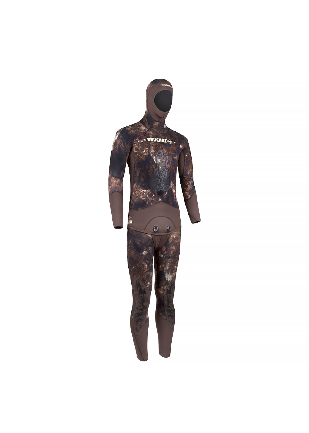 Beuchat Rocksea 9mm Open Cell Spearfishing Wetsuit Long Johns - Premium Neoprene Diving Suit for Freediving & Spearfishing - Perfect for Cold Water Ocean Adventures