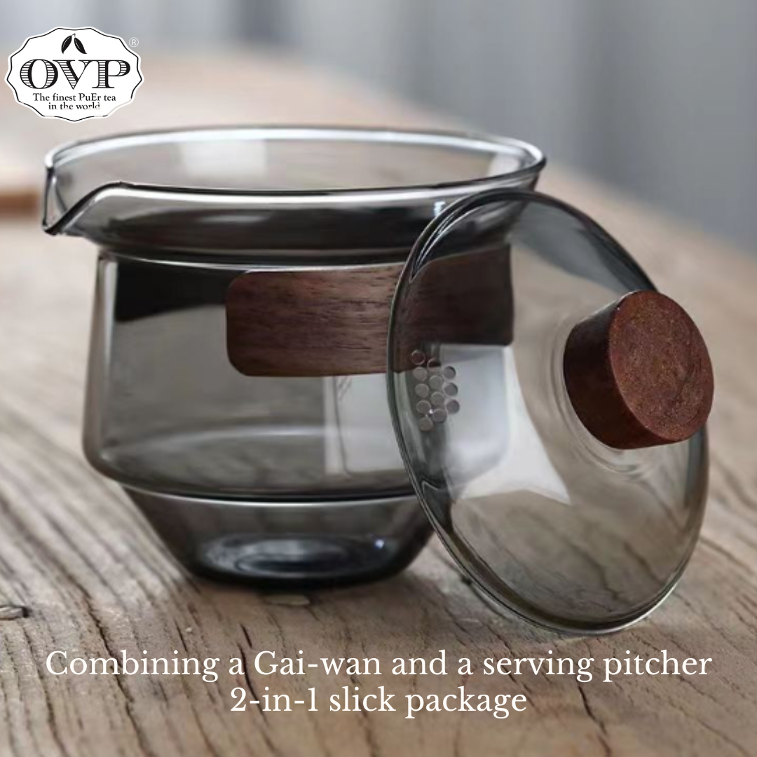 Premium Borosilicate Glass Tea Brewing Set - 2-in-1 Design with 250ml Capacity - Perfect for Loose Leaf Tea & Herbal Infusions at Home or Office