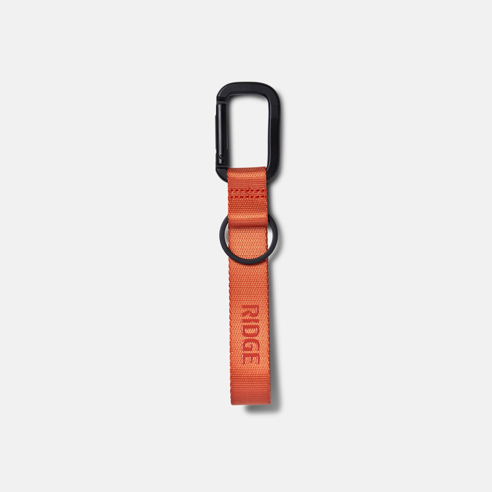 Basecamp Orange Everyday Keychain - Durable & Stylish Key Holder for Home, Office, and Outdoor Adventures