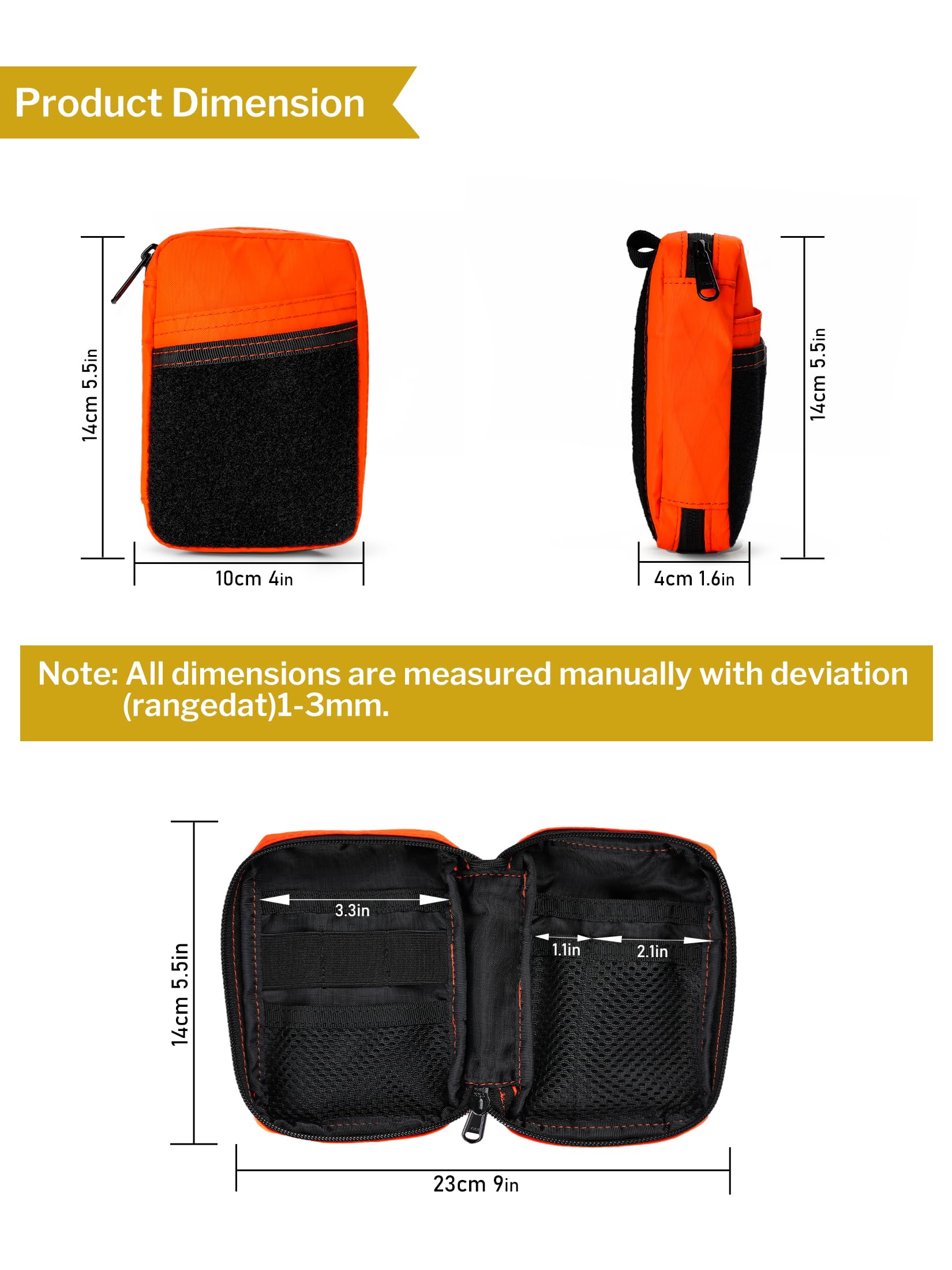 VIPERADE VE26 EDC Pouch - Compact Tactical Organizer for Multitools, Knives & Everyday Carry Gear | Perfect for Hiking, Camping & Outdoor Adventures