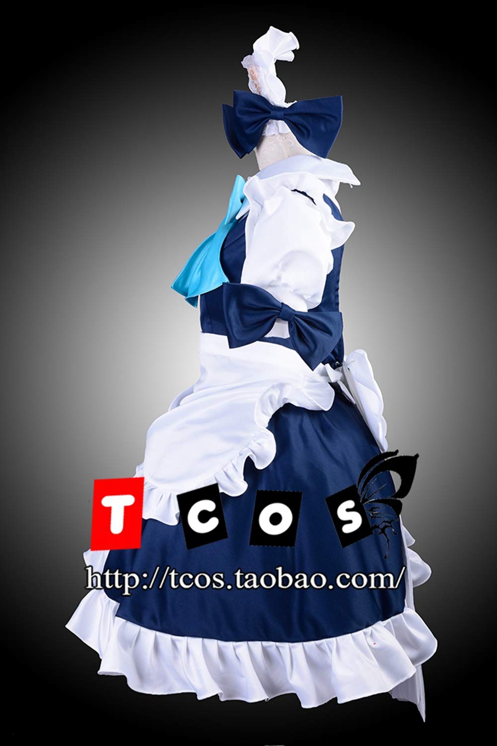 Anime Izayoi Sakuya Cosplay Costume - Christmas Halloween Party Dress for Anime Conventions & Themed Events | Perfect for Cosplay Enthusiasts & Festival Celebrations