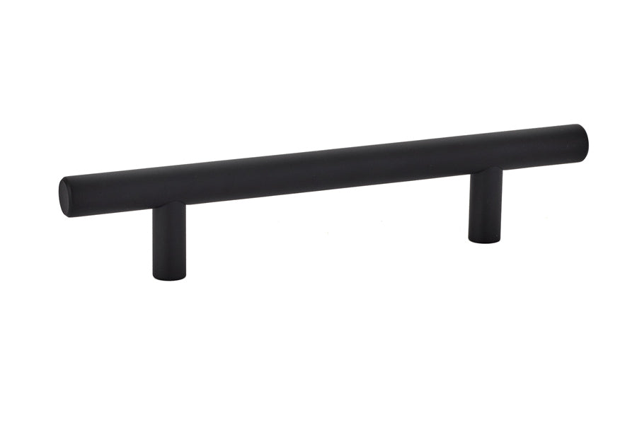European Style Matte Black Cabinet Knobs and Pulls - T Bar Design for Kitchen, Bathroom & Furniture Hardware (Set of 10) - Perfect for Modern Home Renovation and DIY Projects