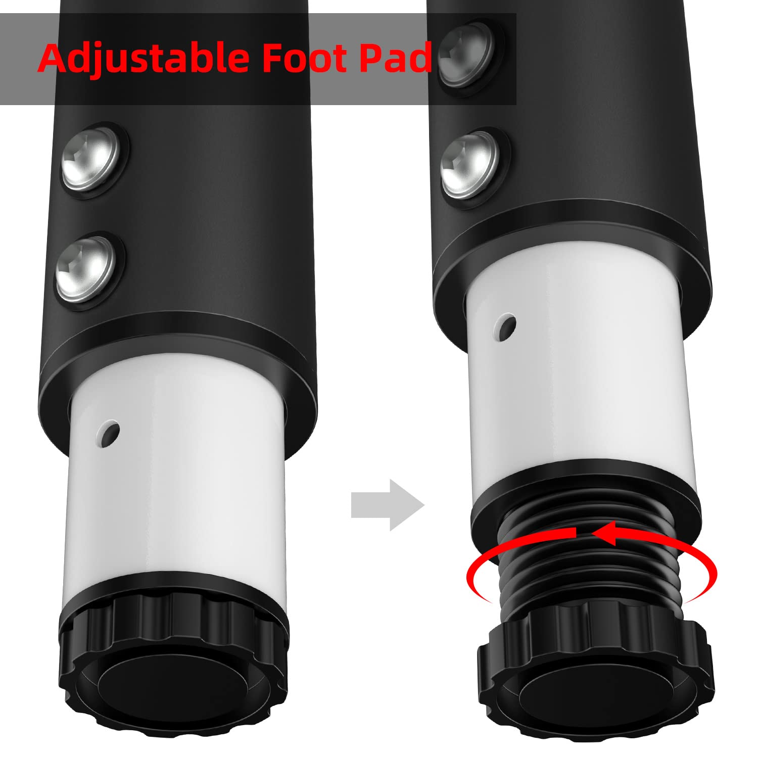 4 PCS Adjustable Table Legs 21.5