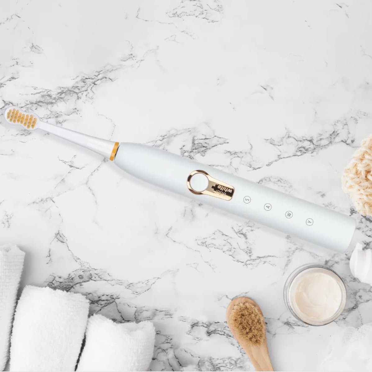 Edel+White SG8 Sonic Generation 8 Electric Toothbrush - Ultra Clean Teeth & Gum Care, Waterproof Rechargeable for Travel, Home & Family Use